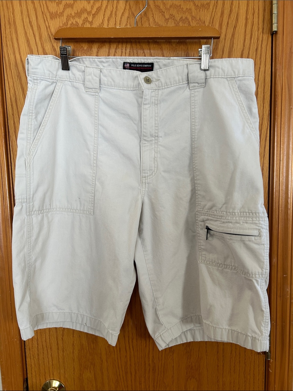 Polo by Ralph Lauren Men's Light Khaki Linenans Shorts Sz 36